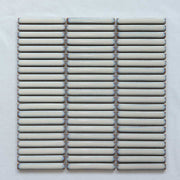 Foshan cheap finger mosaic tiles 30 x 30 cm white high quality for wall cladding with ceramic mosaic