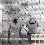 Modern design diamond metal mosaic tiles for interior walls, pool floors, bathrooms, kitchens for villas