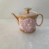 High-class Bone China Teapot with Golden Lid and Human Head