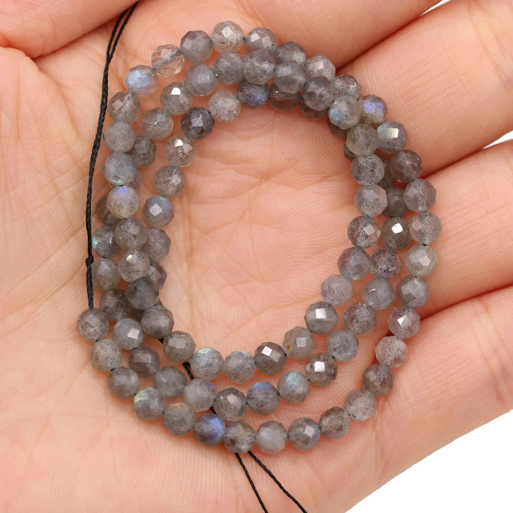 Natural 4mm Rose Quartz Beads Bracelet