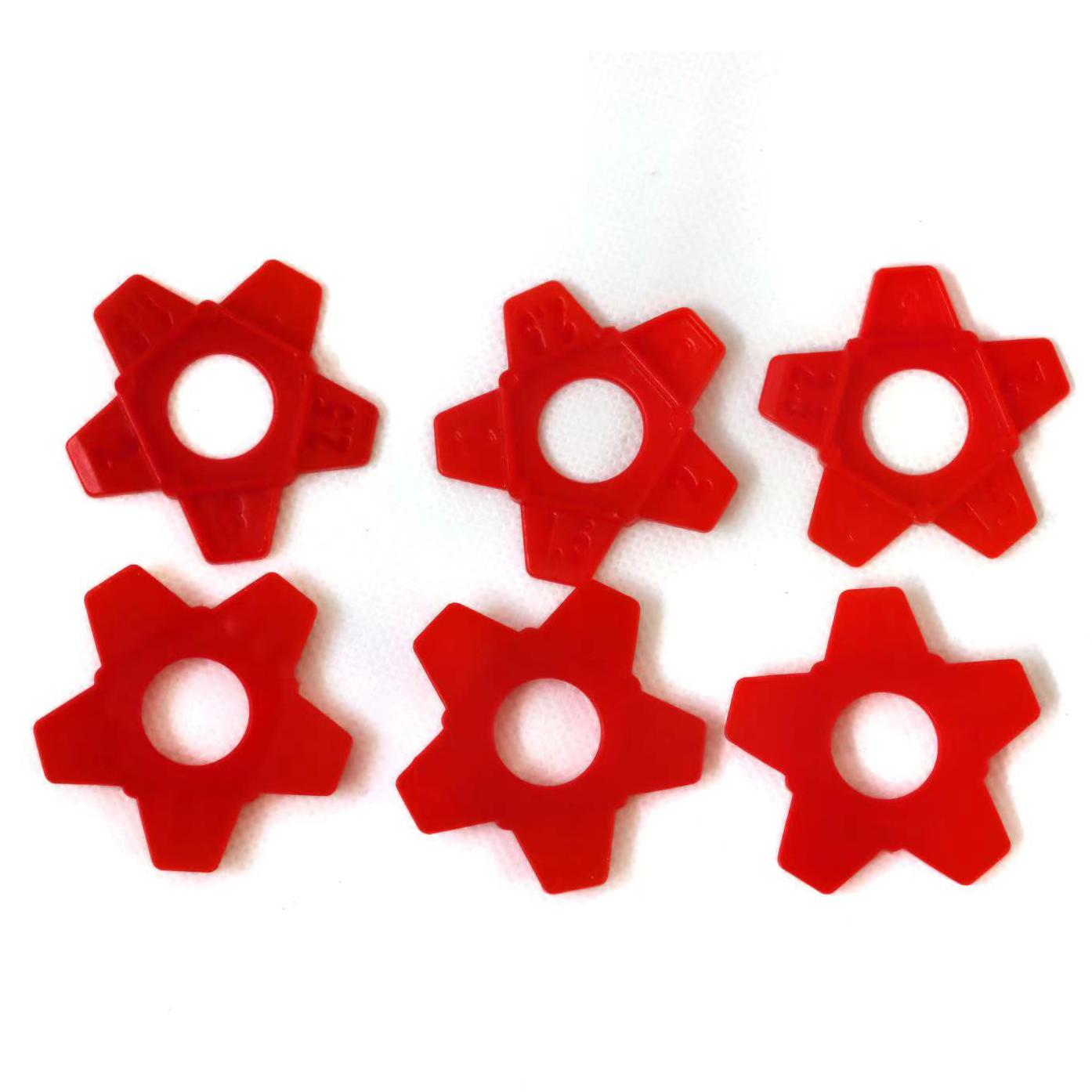Multi-purpose, reusable, high quality plastic pads for floor tiles 