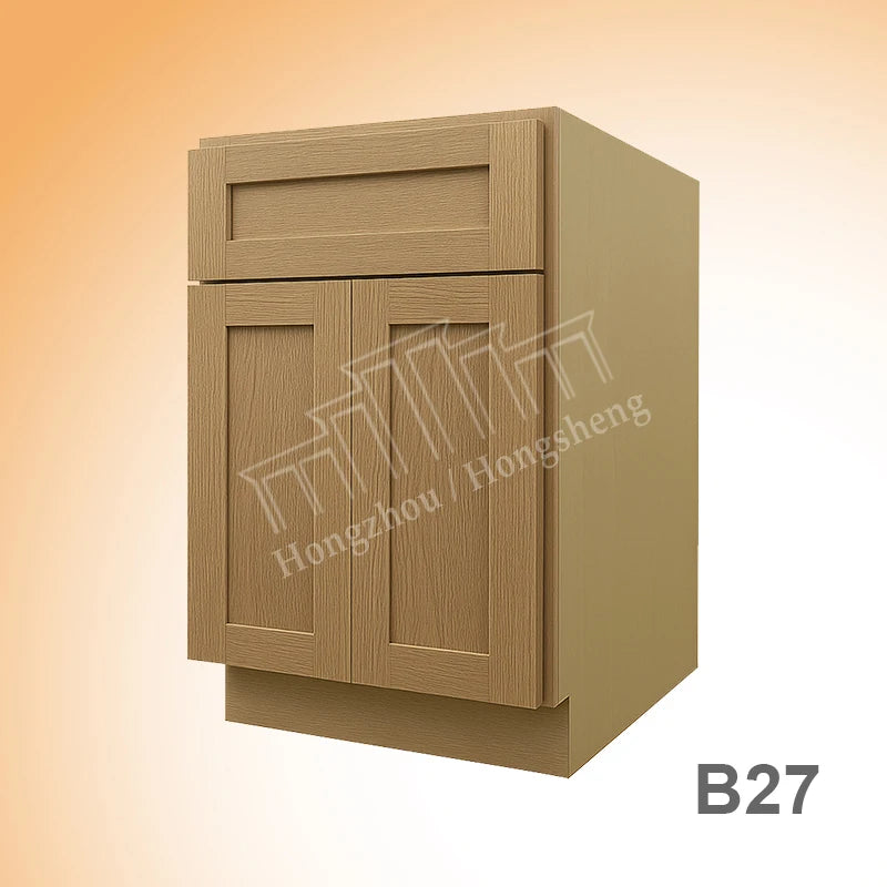 White Oak Kitchen Cabinet B24-B30 Modern Design USA