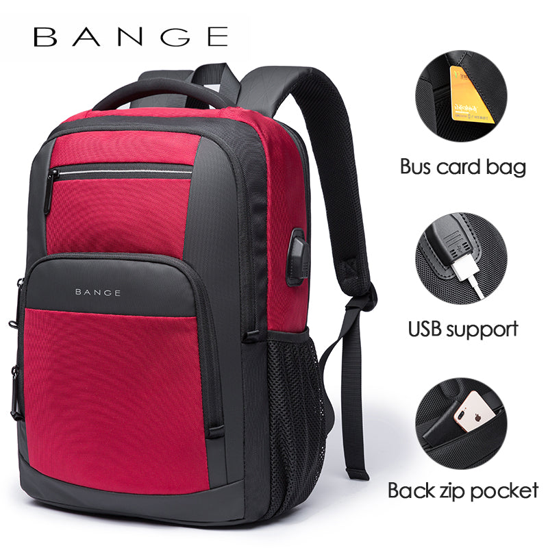 Ba lô Học Sinh Đựng Laptop Tùy Chỉnh Chống Trộm Thông Minh Có Cổng USB Chống Nước Vải Polyester Bán Sỉ Chạy Hàng
