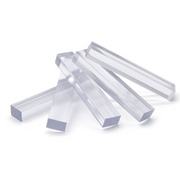 Thanh Acrylic hình vuông chất lượng cao CRL trong suốt 0,040&quot; X 1/4&quot; X 2&quot; Khối lắp đặt bằng nhựa 100 cái/túi