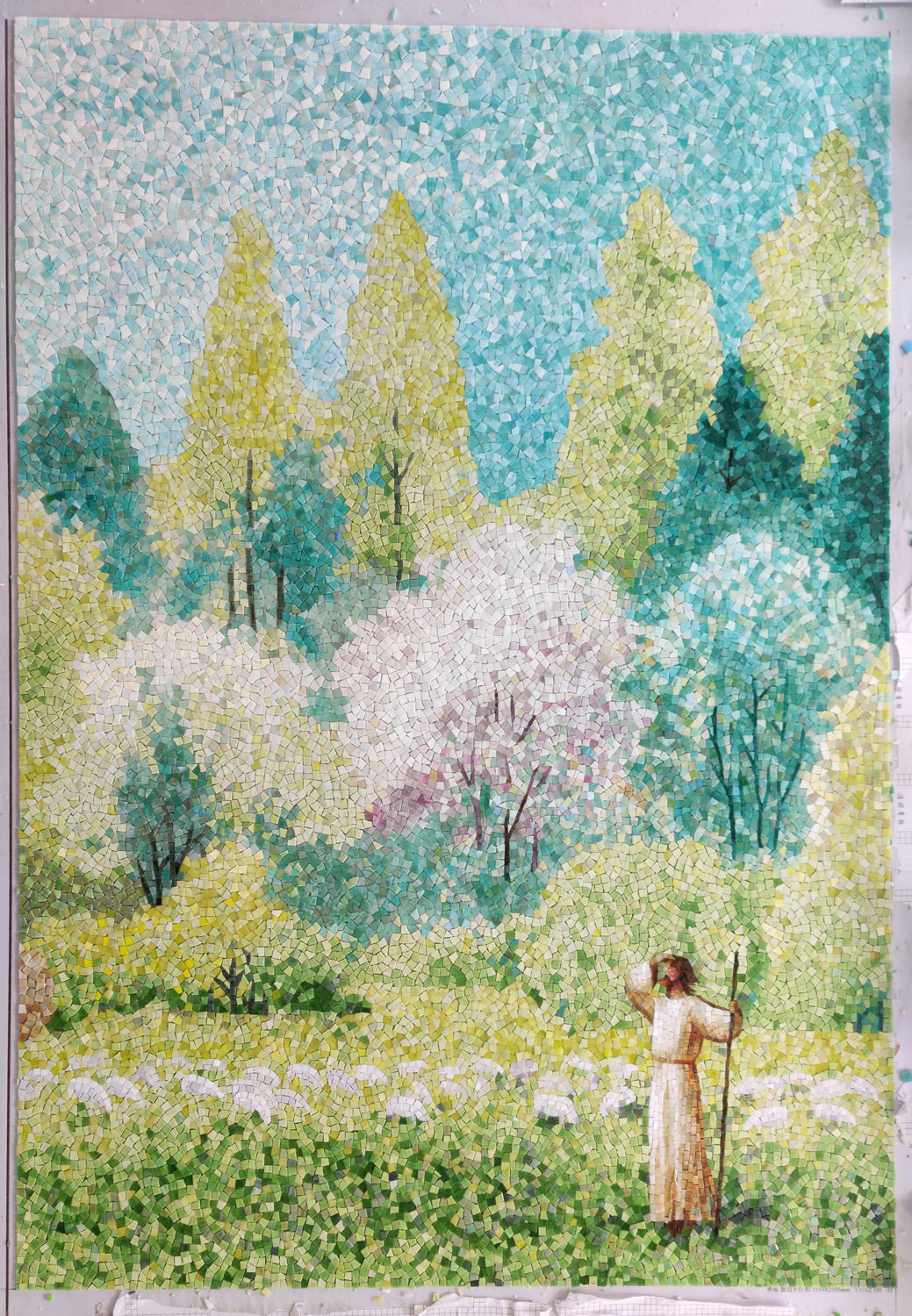 mOSAIC multicolor patterned wall mosaic tiles custom handmade 