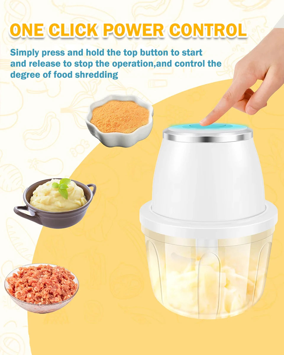 Máy Xay Đa Năng Mini Sạc USB Cho Gia Đình Tiện Lợi