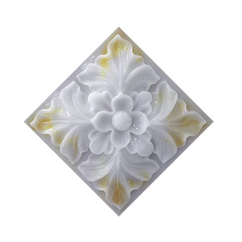 8cm Waterproof Wall Tiles - Set of 10 PVC Pieces