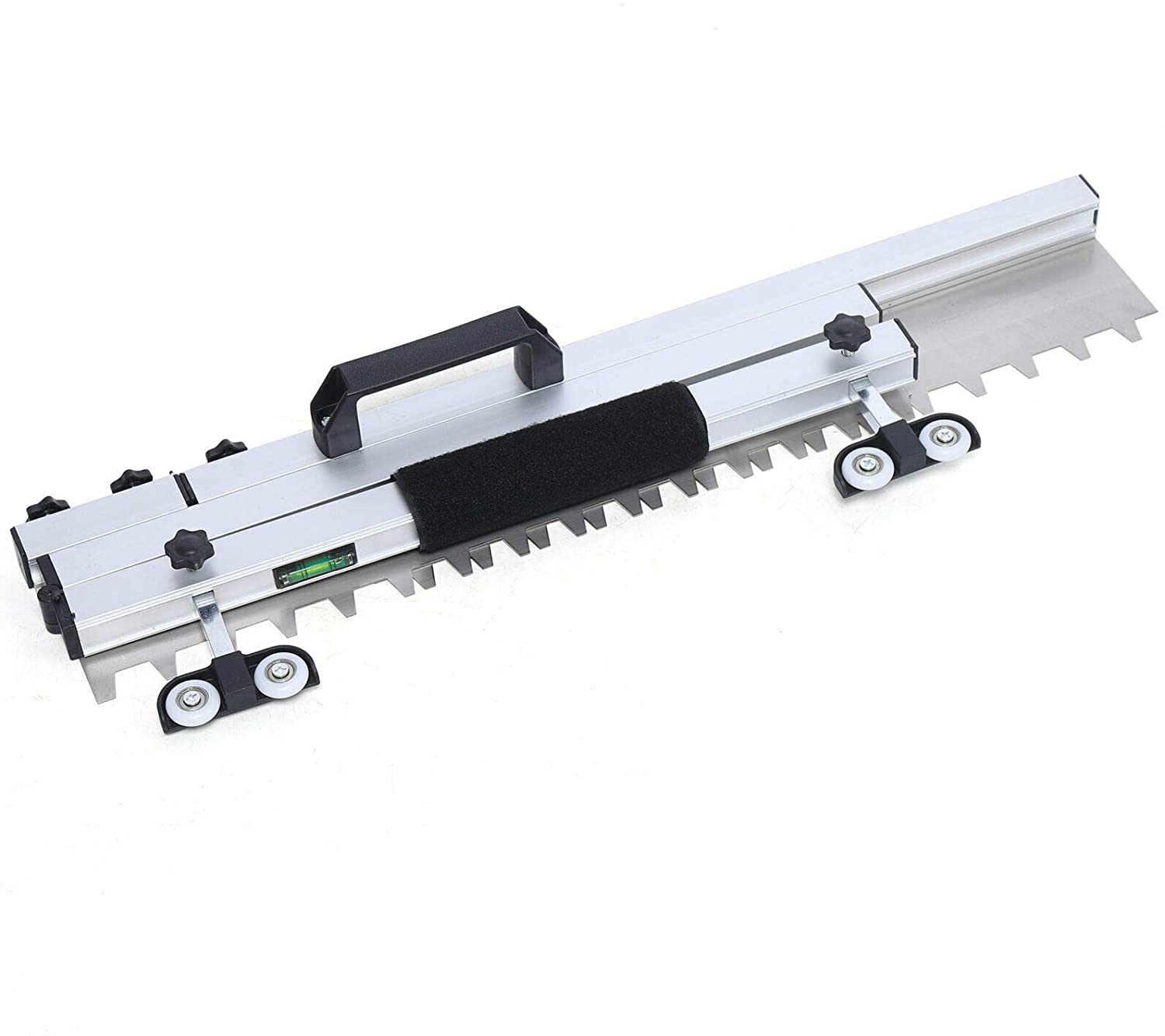 Foldable self leveling tile spreader