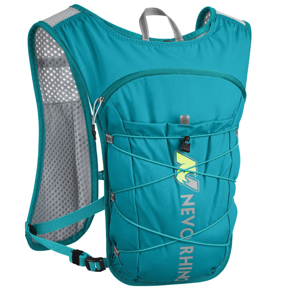 Ba lô đạp xe ngoài trời Unisex có logo tùy chỉnh, lót polyester do nhà máy cung cấp, áo vest và túi chạy marathon