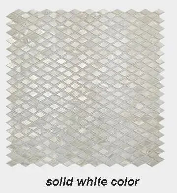 Rhombus Mother of Pearl Mosaic Tile Seashell Mosaic Tile for Wall Natural oyster Black butterfly Gold White Affordable - Daisan Mart