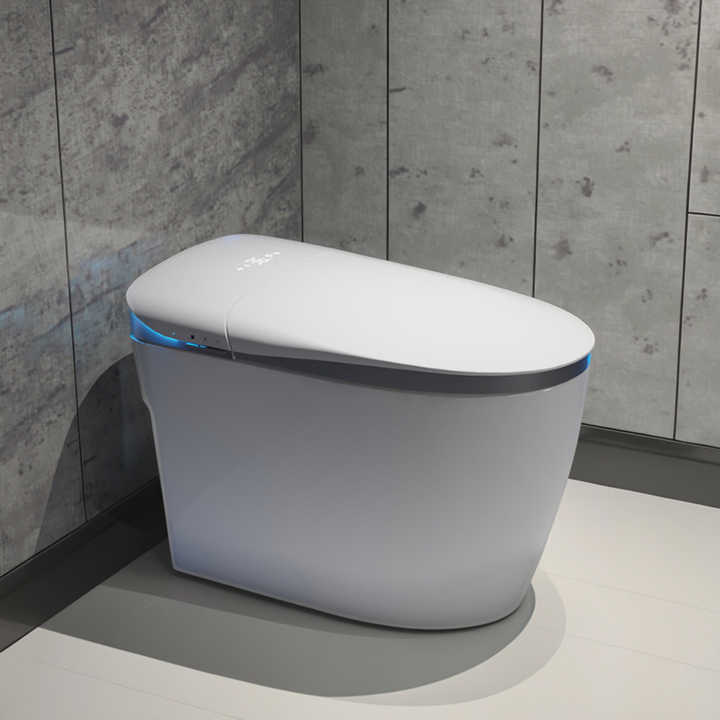 High-end automatic flushing sanitary equipment, automatic smart toilet for bathroom 