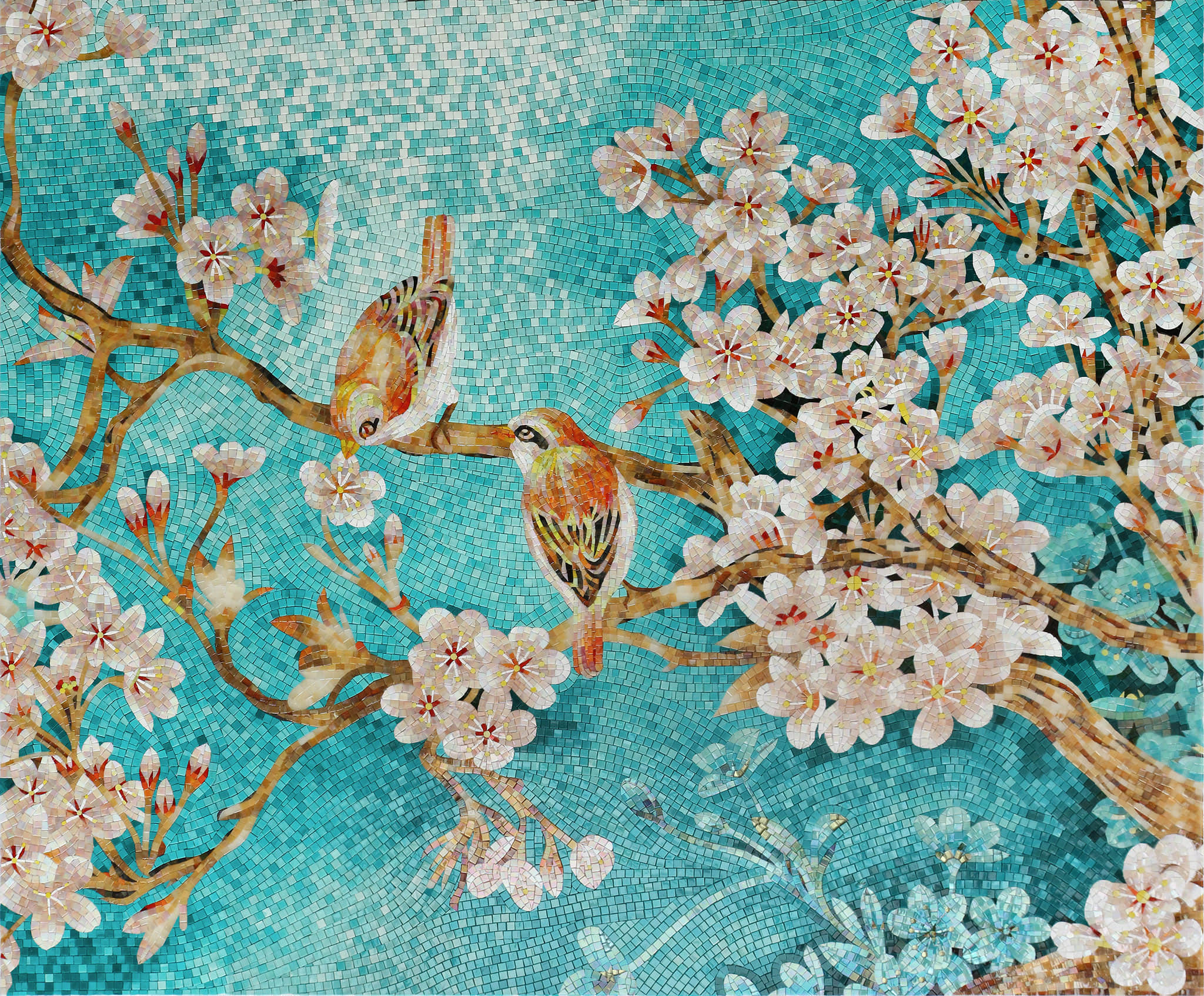 OEM&amp;ODM Custom Glass Mosaic Wall Panels 