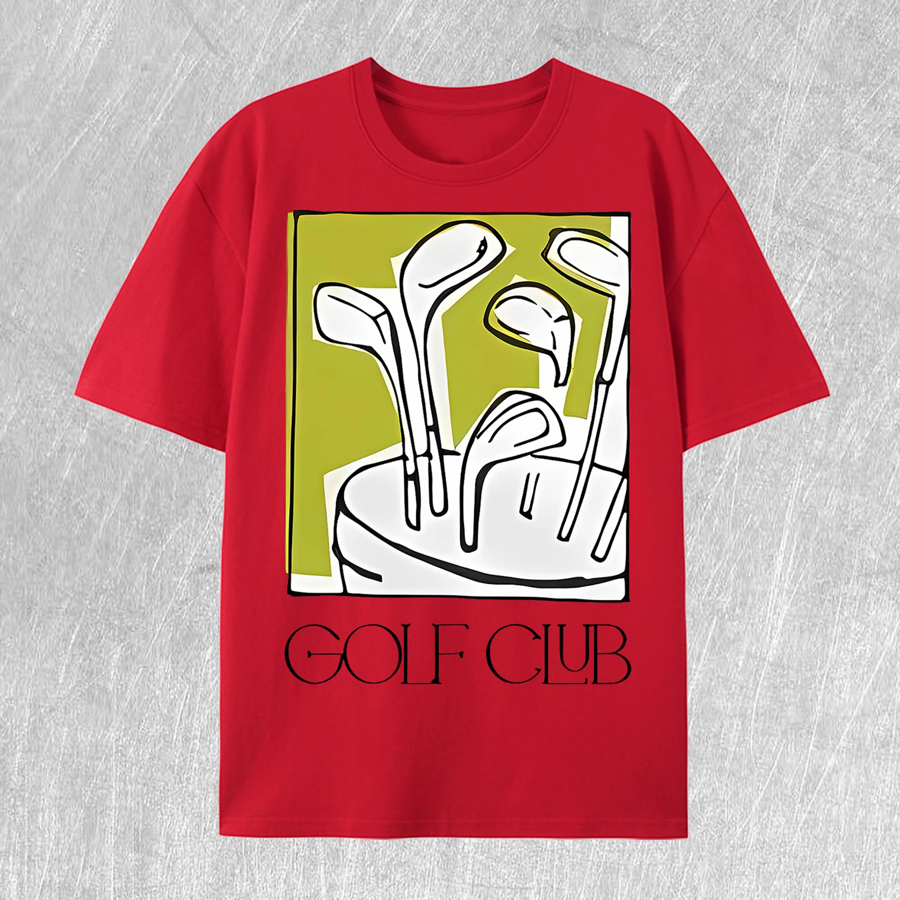 Golf Club T-Shirt 100% Cotton - 7 Colors, US Warehouse