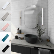 Modern Design Toilet Bathroom Kitchen 3D Wall Panels Surface Wall Tiles Grey 