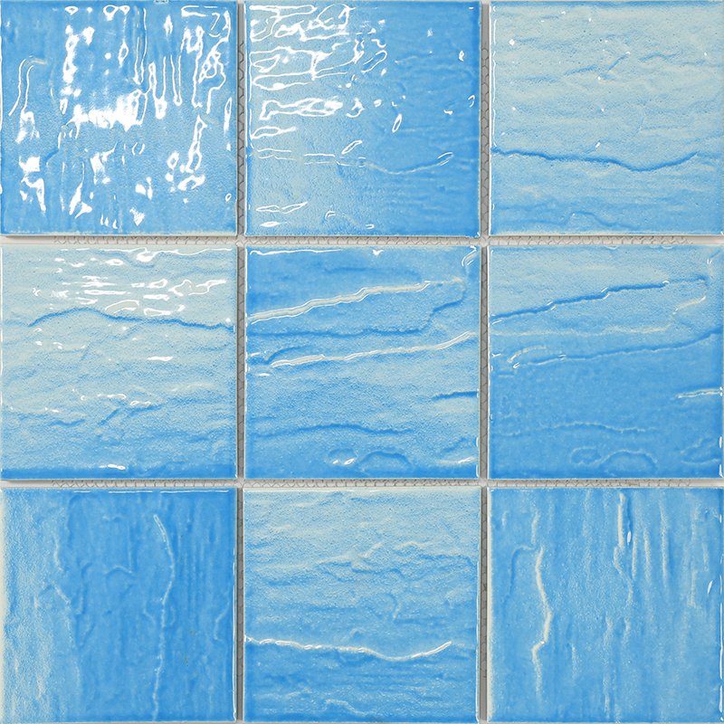 30x30mm glass ceramic stone swimming pool mosaic tiles 