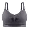 Adjustable Anti-Sagging Breastfeeding Bra Steel Ring-Free Upper Buckle Pregnant Women's Maternity Underwear Featuring Breast Pad - Daisan Mart