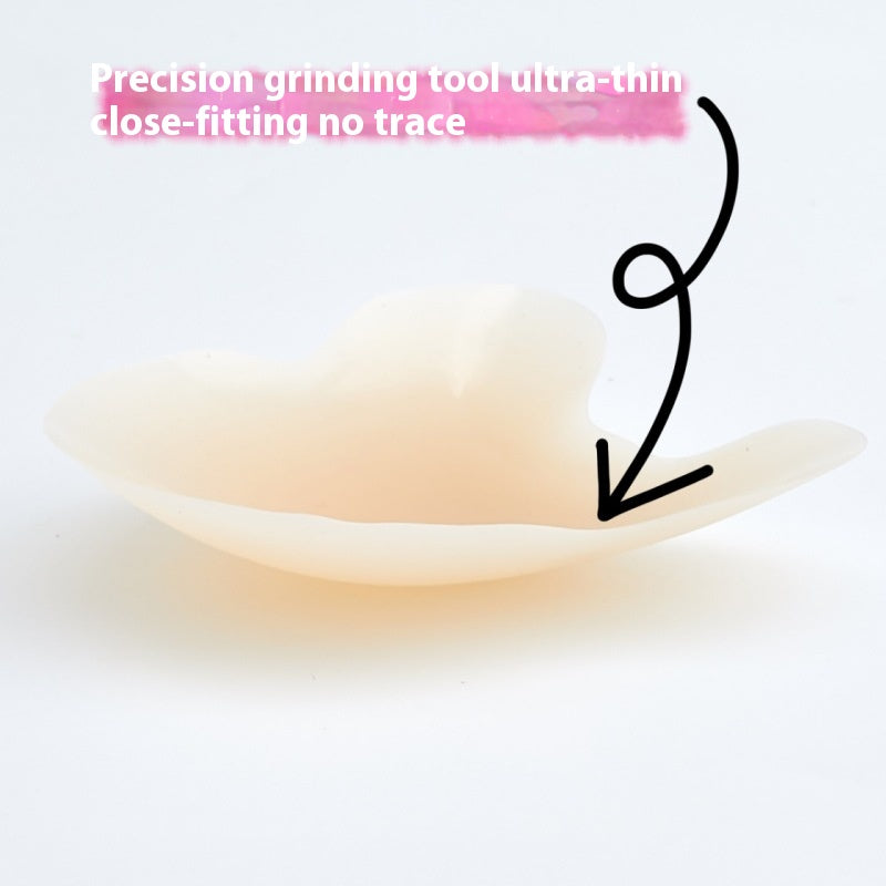 Bán sỉ Miếng dán ngực silicone nâng hình đầu gấu trúc nhỏ dễ thương, mỏng, tàng hình, chống lộ, màu trơn, kèm băng dính mềm mại gợi cảm. - Daisan Mart