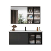 Custom Modern Hotel Mirror Cabinet Recessed Bathroom Mirror Cabinet with LED Light 