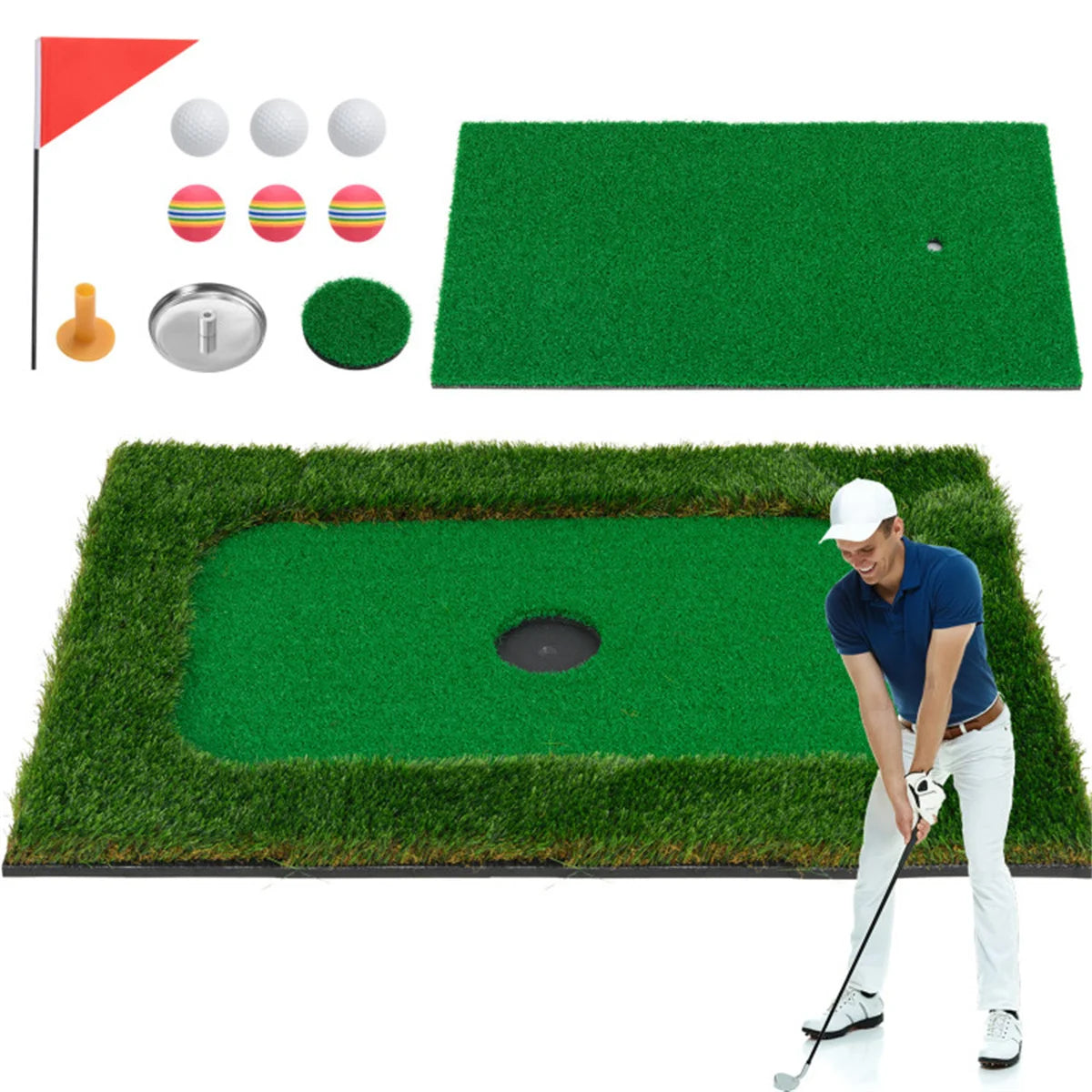 Floating Golf Course Swimming Pool 35.5x23.5 Chipping Practice