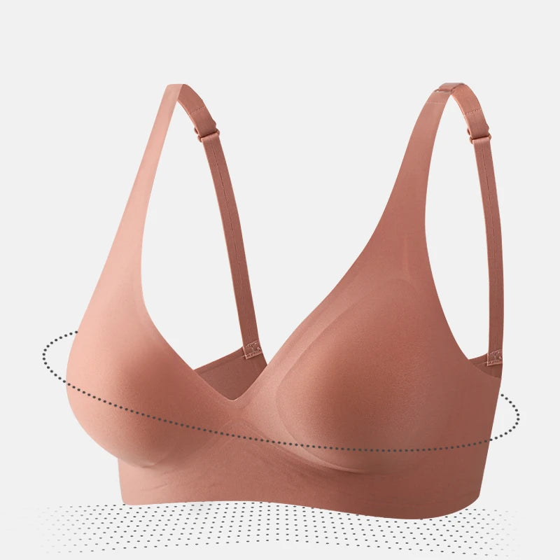 Áo Ngực Nâng Không Gọng Jelly Dán Nữ Siêu Mịn S-XL