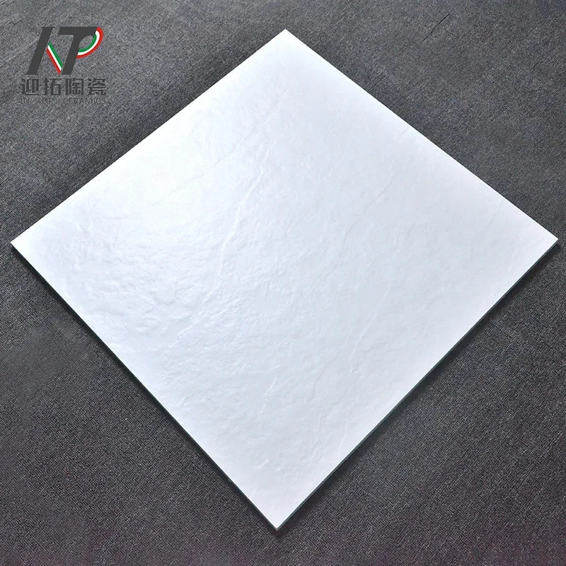 600x600mm/600x1200mm Matt Pure White  Slate Finish and Pure Black Slate Finish Porcelain Tile - Daisan Mart