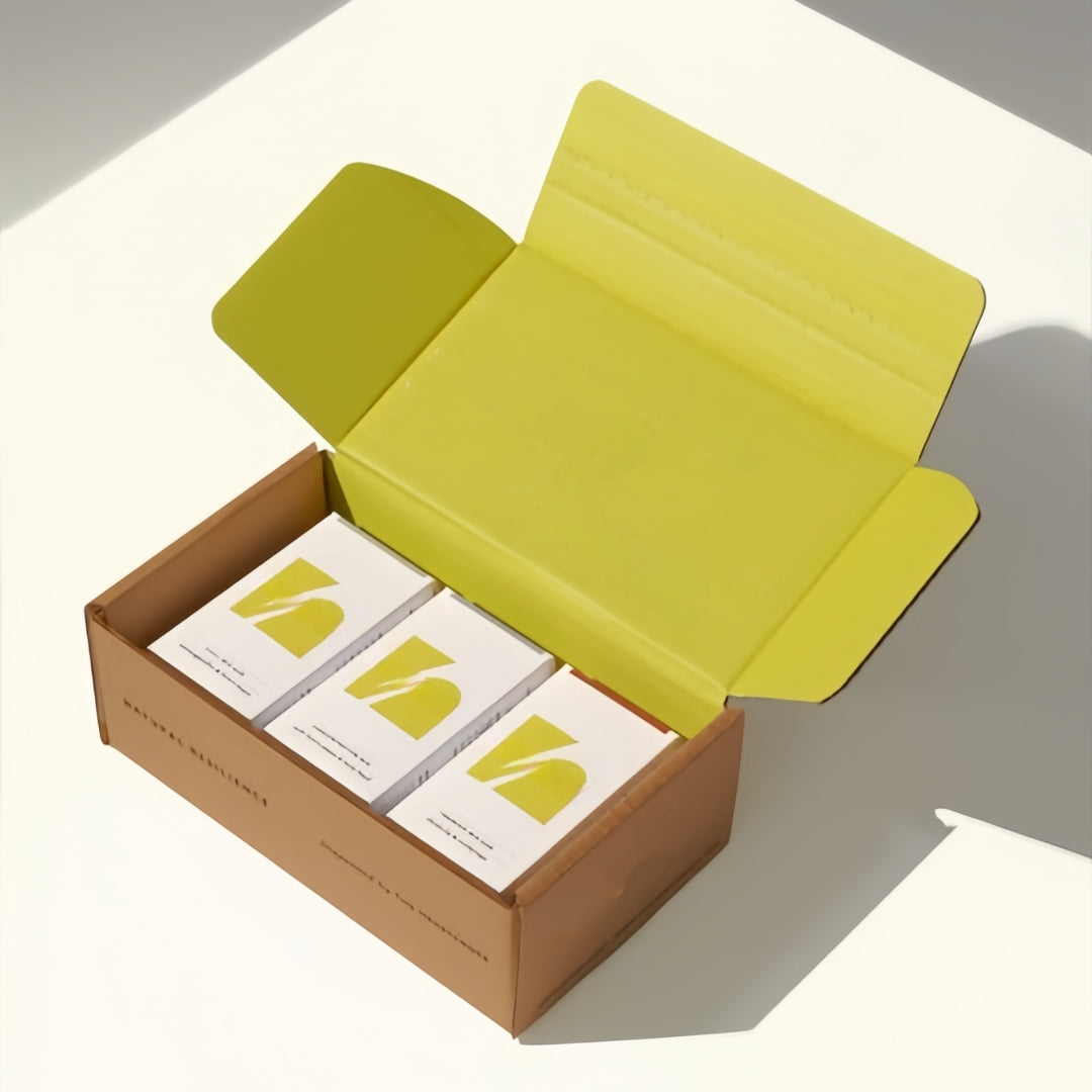 Hộp Vận Chuyển Carton Sóng Nhiều Màu In Logo Tùy Chỉnh, In Dập Nổi Ép Kim Vàng Dùng Cho Trang Sức, Mỹ Phẩm, Quần Áo, Quà Tặng