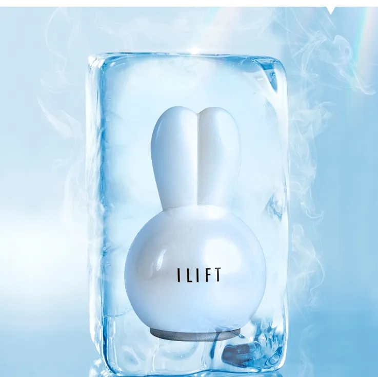 Dụng cụ làm mát mặt và cơ thể Con lăn lạnh khúc côn cầu kèm cán và Bóng thủy tinh làm lạnh mặt Dành cho mũi và đầu