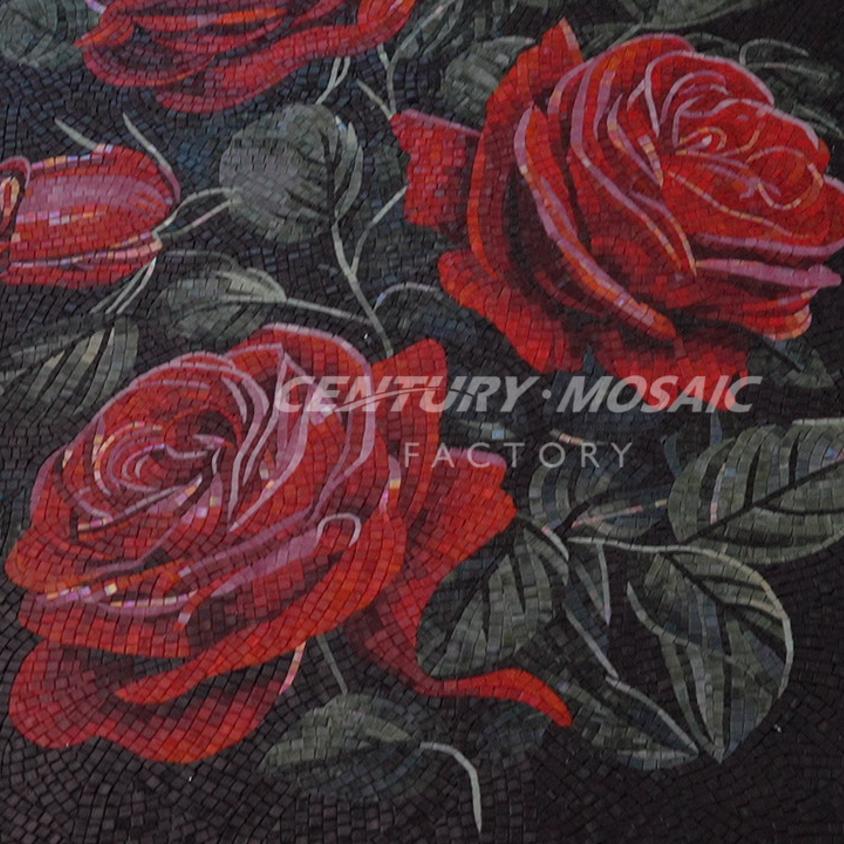 Centurymosaic Handmade Glass Mosaic Painting Beautiful Bright Pattern