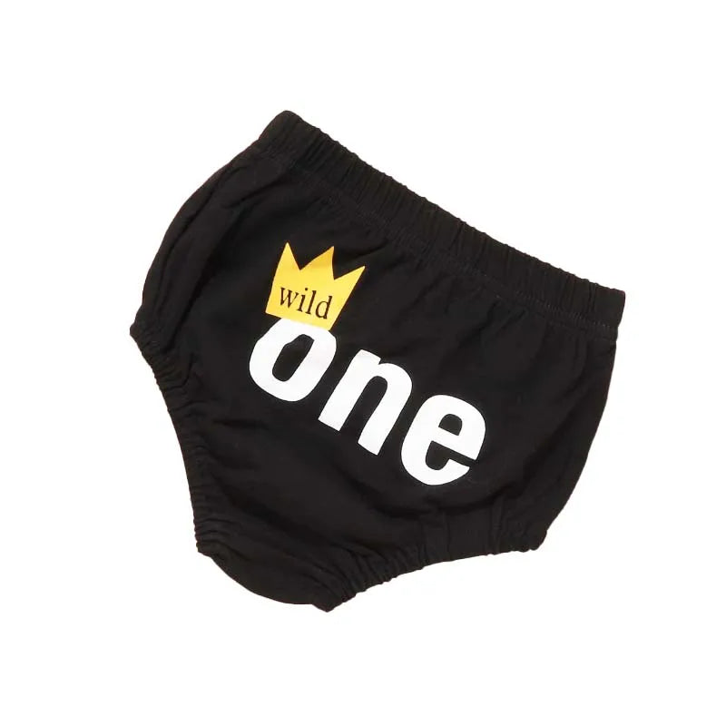 Wild One 2-Piece Cotton Bodysuit for 1 Year Old Baby Boy