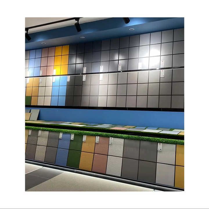 High quality outdoor 600x600 square porcelain floor tiles, modern design, 12mm thickness, 150x150mm thickness, fireproof function 