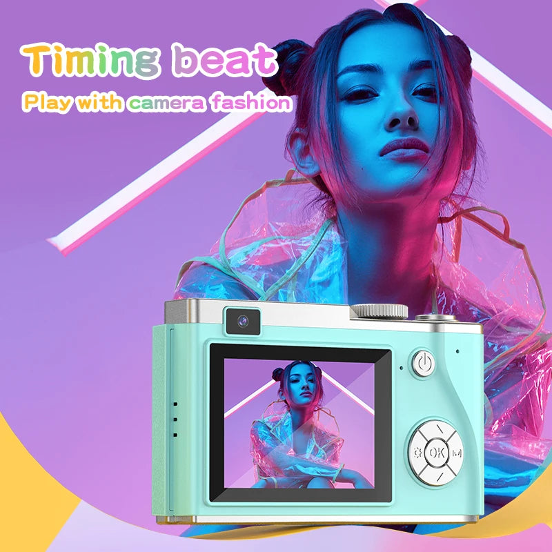 180° Zoom 16x Anti-shake Kids Digital Camera