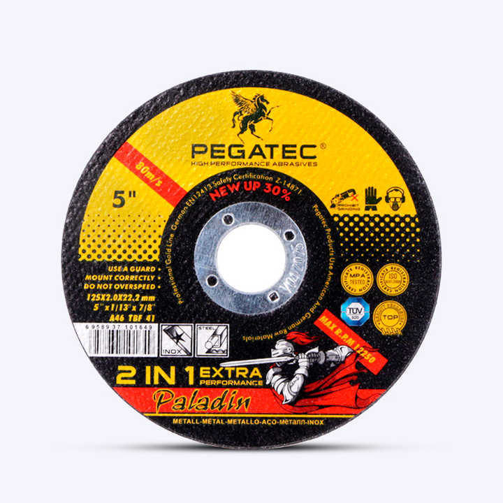 Pegatec 5" 125x2x22mm Special Stainless Steel Grinding Wheel 