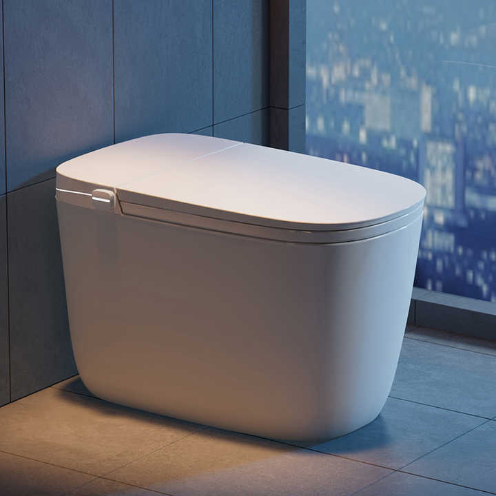 Modern ceramic sanitary equipment, smart automatic toilet, smart toilet with remote control 