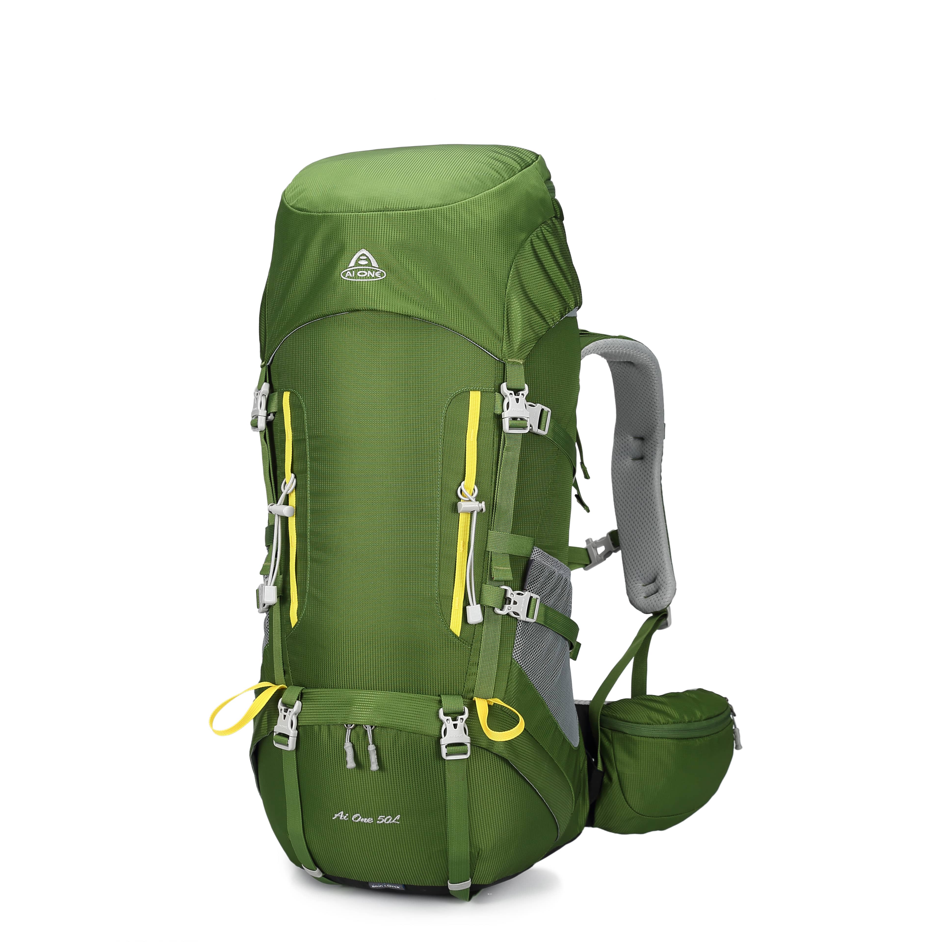 50 liter high quality industrial nylon hiking backpack 