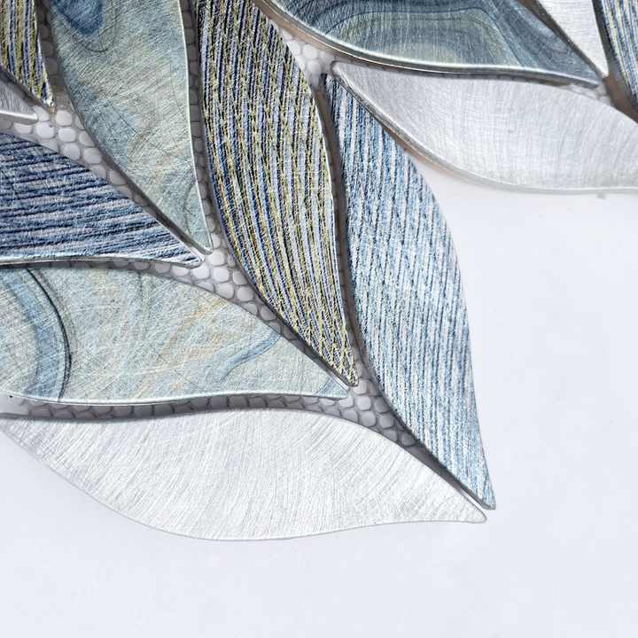 Modern irregular mosaic wall tiles customized for bathroom, kitchen, living room, 5 years warranty, graphic design solution, interior decoration 