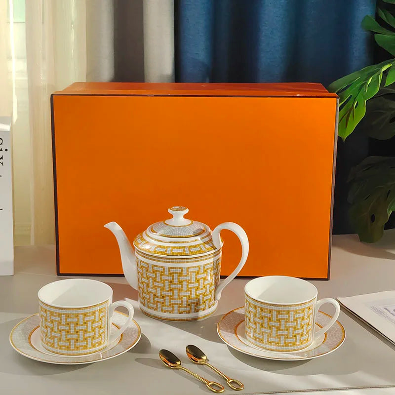 Bộ Ấm Chén Sang Trọng Tối Giản Quà Tặng Tân Gia Cưới