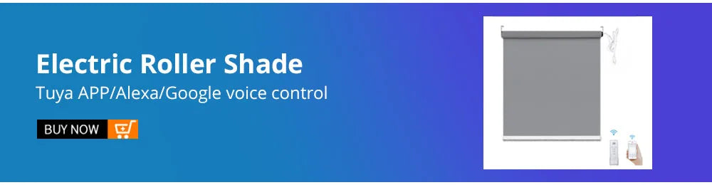 Zemismart WiFi Zigbee Smart Roller Blinds USB Charging