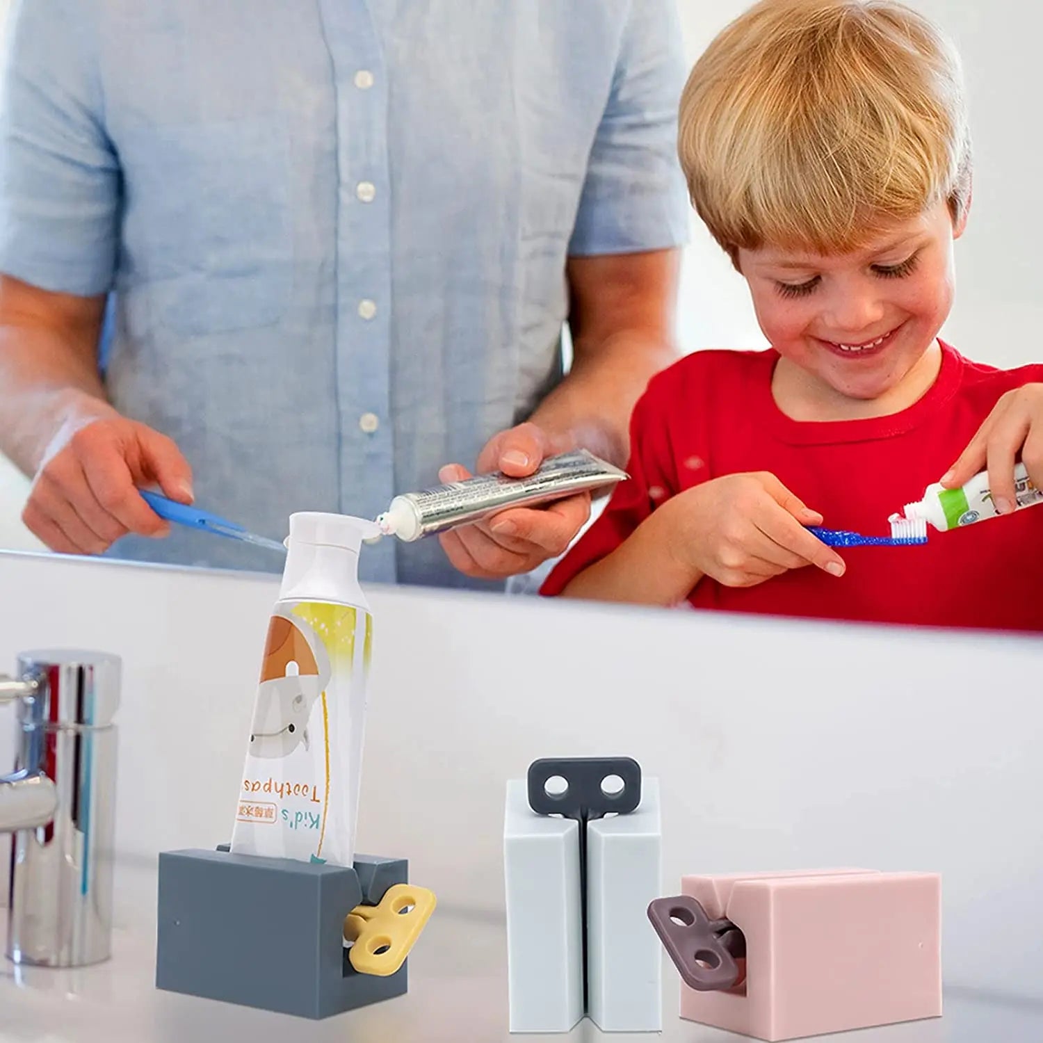 ###Multi-purpose Toothpaste Squeezer - Convenient for Every Home