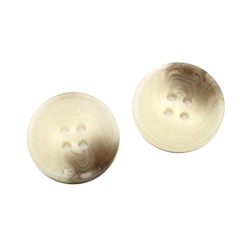 Cúc nhựa resin thân thiện môi trường, nhiều màu, tròn 2 lỗ, dùng để may vá và trang trí thủ công tự làm - Daisan Mart