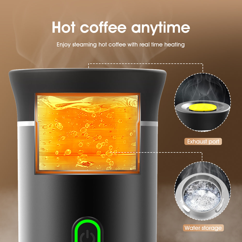 Máy pha Espresso cầm tay mini chuyên nghiệp, di động cho du lịch dành cho nữ - Daisan Mart
