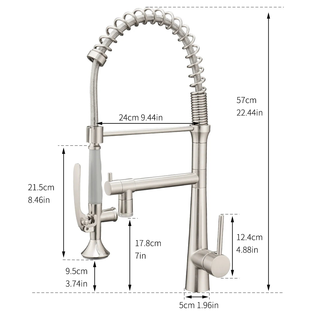 Modern Black Brass Kitchen &amp; RV Faucet, Home Accessories
