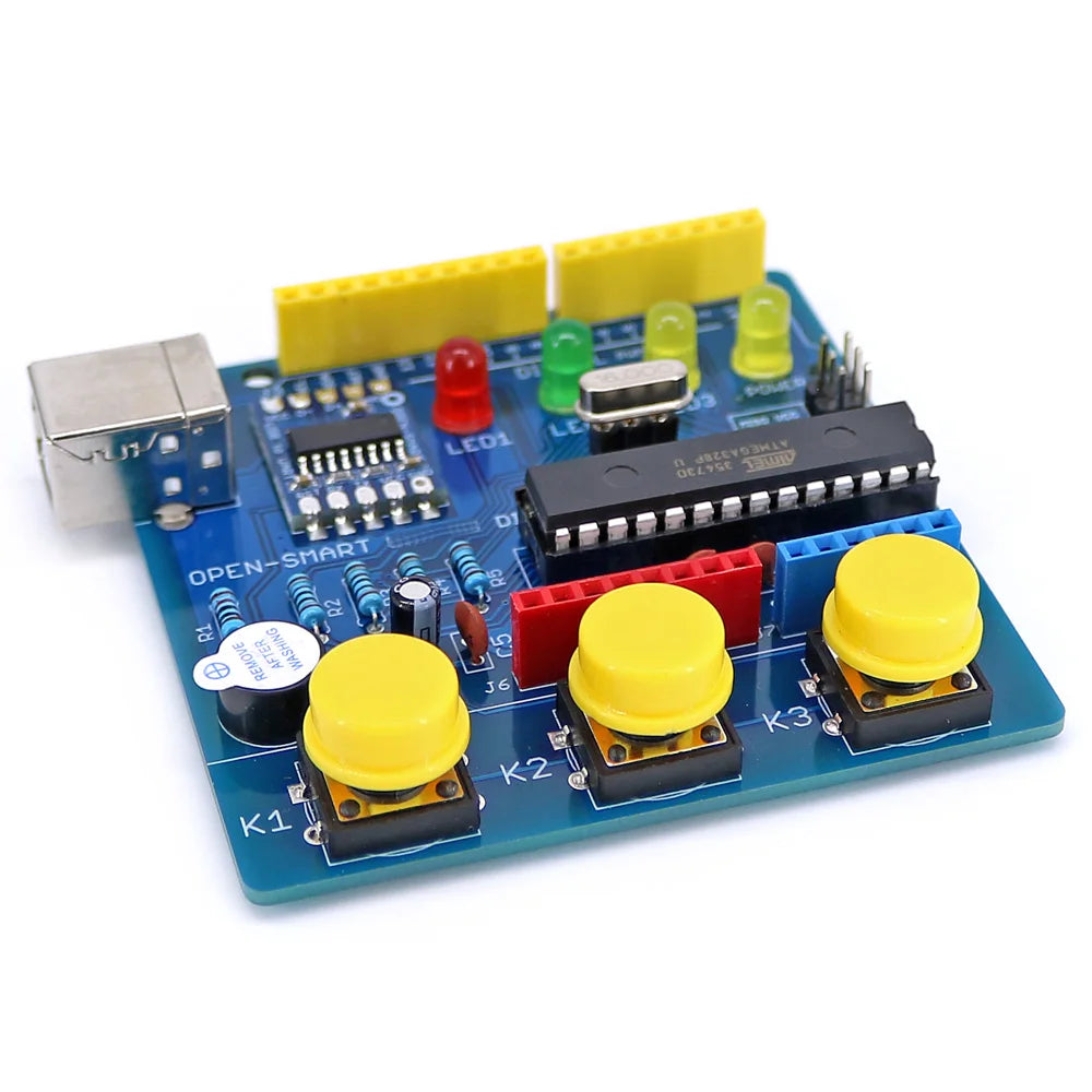 ATmega328P R3 Programming Kit – LED &amp; Buzzer DIY
