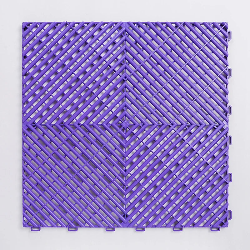 Modular Vented Floor Tiles for Garage Workshop - Anti-Slip Surface, Quick Drain Design - Daisan Mart