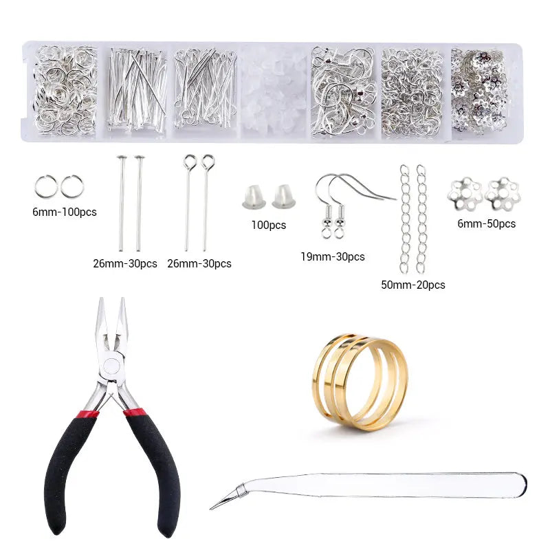 Jewelry Making Kit: Hooks, Bracelets, Beads &amp; Accessories