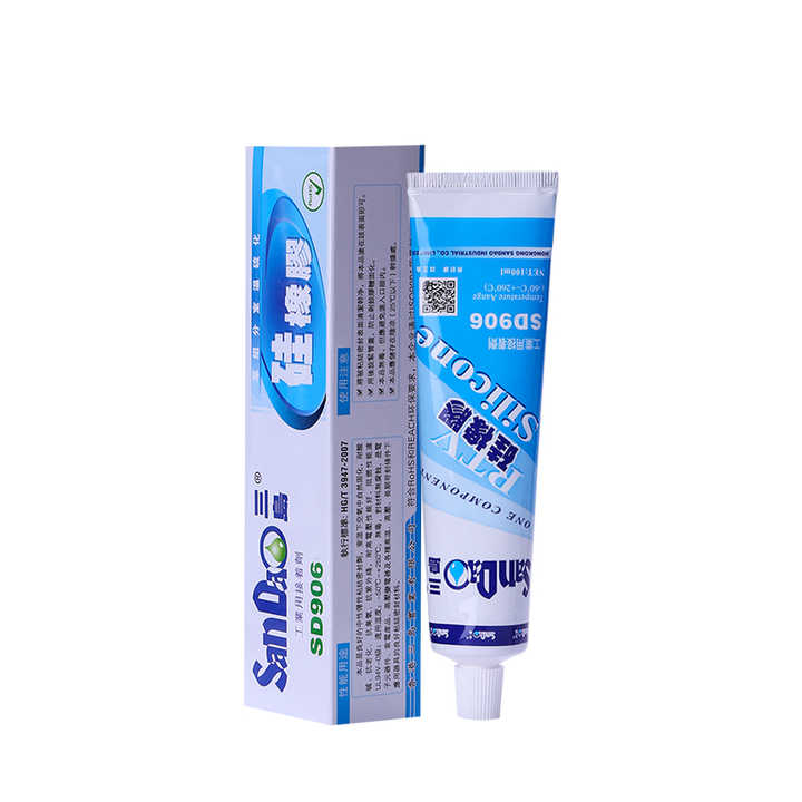 Multi-purpose silicone glue, fast drying, strong adhesion, high temperature resistance SD906 RTV 