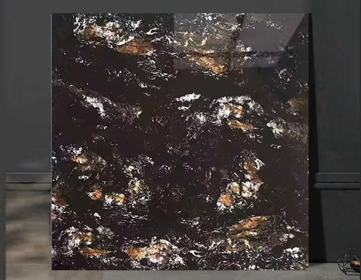 Factory Supply Dark Marble Pattern Ceramic Tiles 80X80 Indoor Marble Pattern Porcelain Floor Tiles