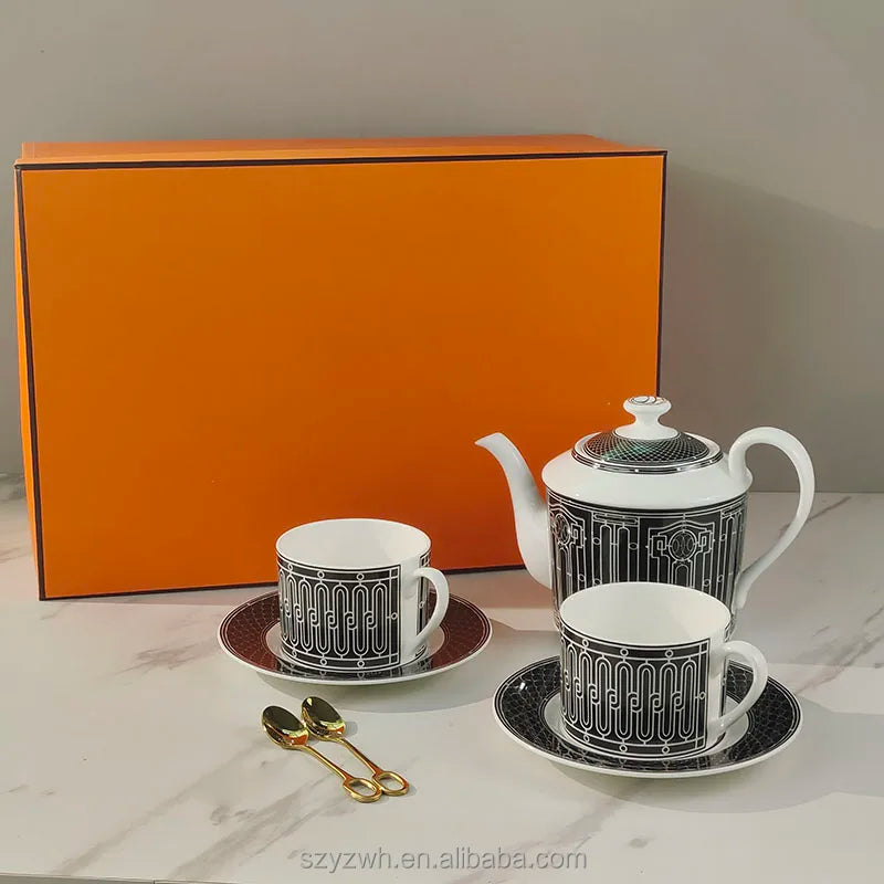 Bộ Ấm Chén Sang Trọng Tối Giản Quà Tặng Tân Gia Cưới