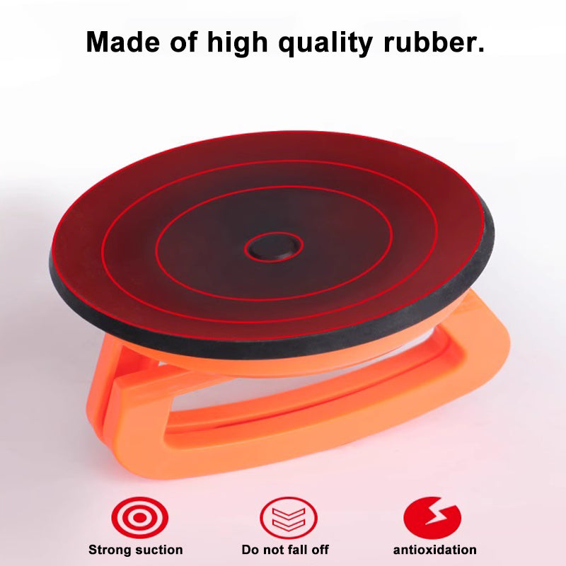 Aluminum ceramic glass suction head with two legs 