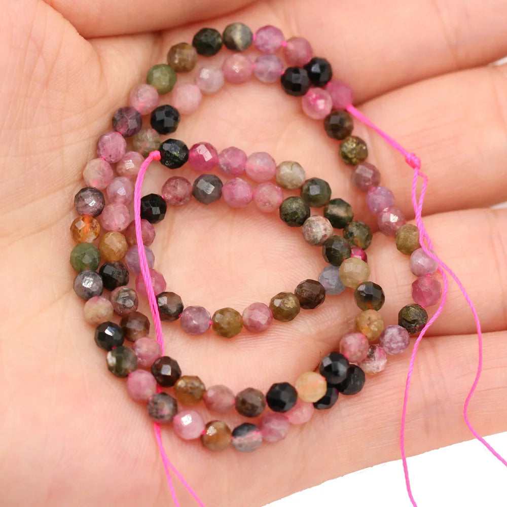Natural 4mm Rose Quartz Beads Bracelet