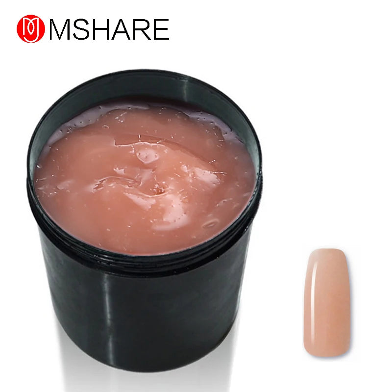 MSHARE 250g Fiber Gel Nail Extension Fiberglass Gel Clear White Pink - Daisan Mart